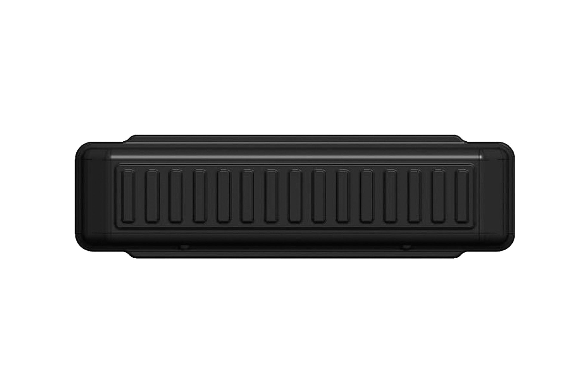 SIKRE RAMR 11 roof box front angle render showing compact reinforced design