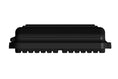Load image into Gallery viewer, Vandr 20 roof box – front angle render showing reinforced polymer shell and sleek profile
