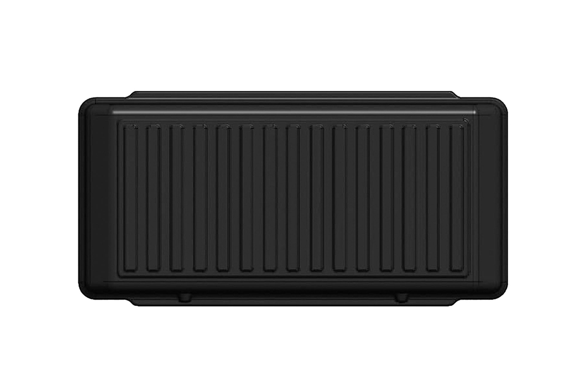 Vandr 20 roof box – top profile render showing the cargo design